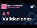 APRENDE a validar FORMULARIOS usando REACT HOOK FORM🚀