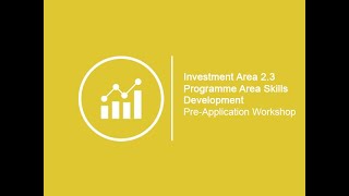 PEACEPLUS Investment Area 2.3 Programme Area Skills Programme