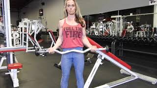 EZ Bar Bicep Curls - How to Perform