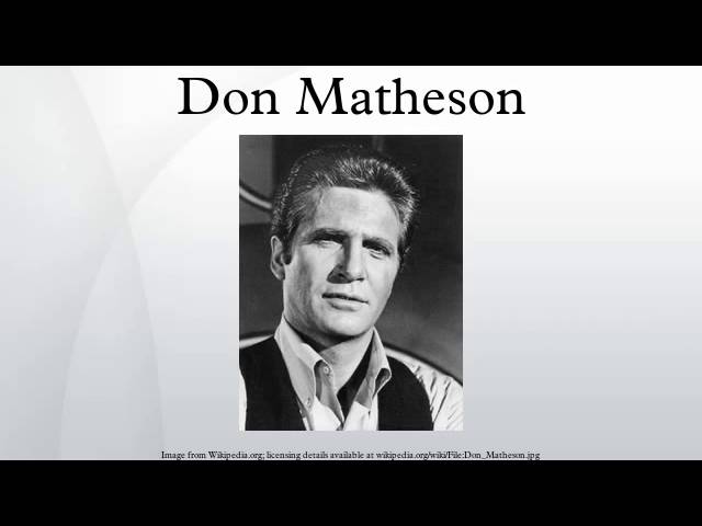 don matheson actor