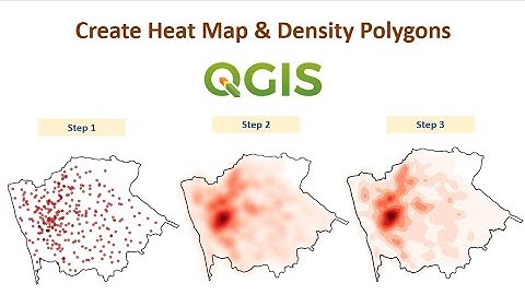 Create Heat Map and Density Polygons in QGIS