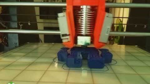 3D printing timelapse: Robot Maker Faire