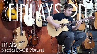 finlayson guitars f5-5ce natural