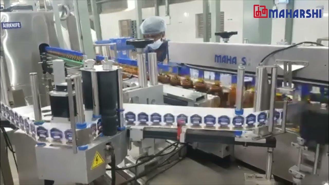 High Speed Front & Back Labeling Machine Double Side Labeling