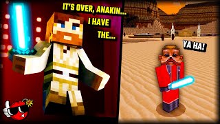 Star Wars Minecraft but it's heavy on the memes