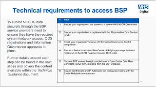 MHSDS - Submitting Data - Technical Guidance & Case Study
