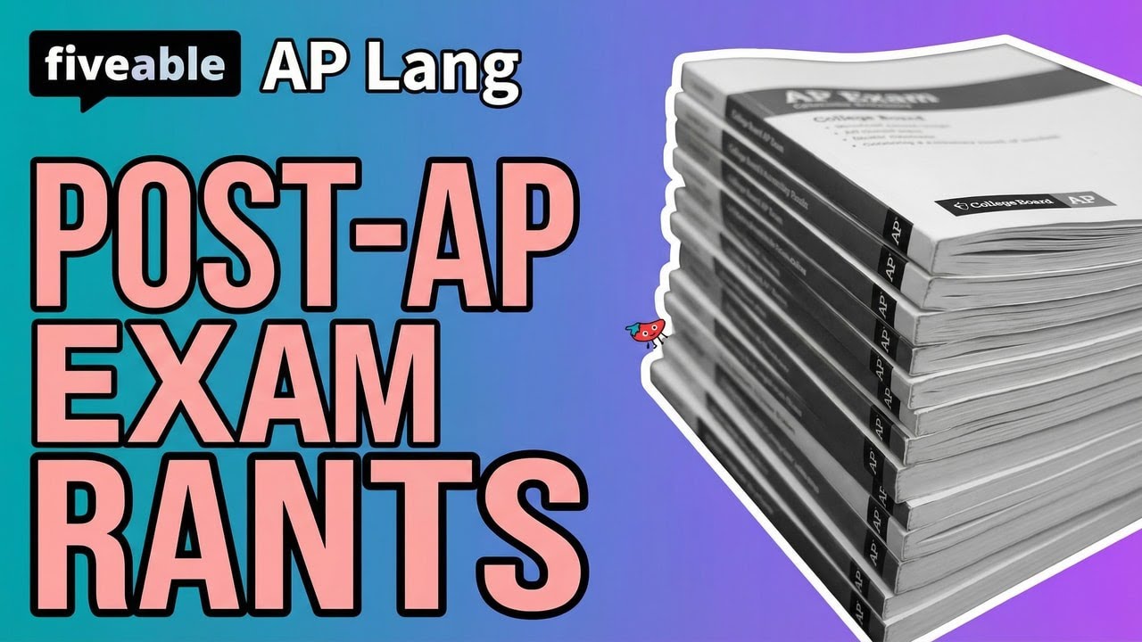AP English & Capstone - Post-Exam Reflections & Advice | Fiveable Cram ...