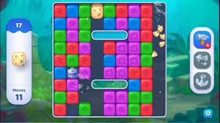 Fishdom Blast Level 17 - NO BOOSTERS GAMEPLAY 🐠 | SKILLGAMING ✔️