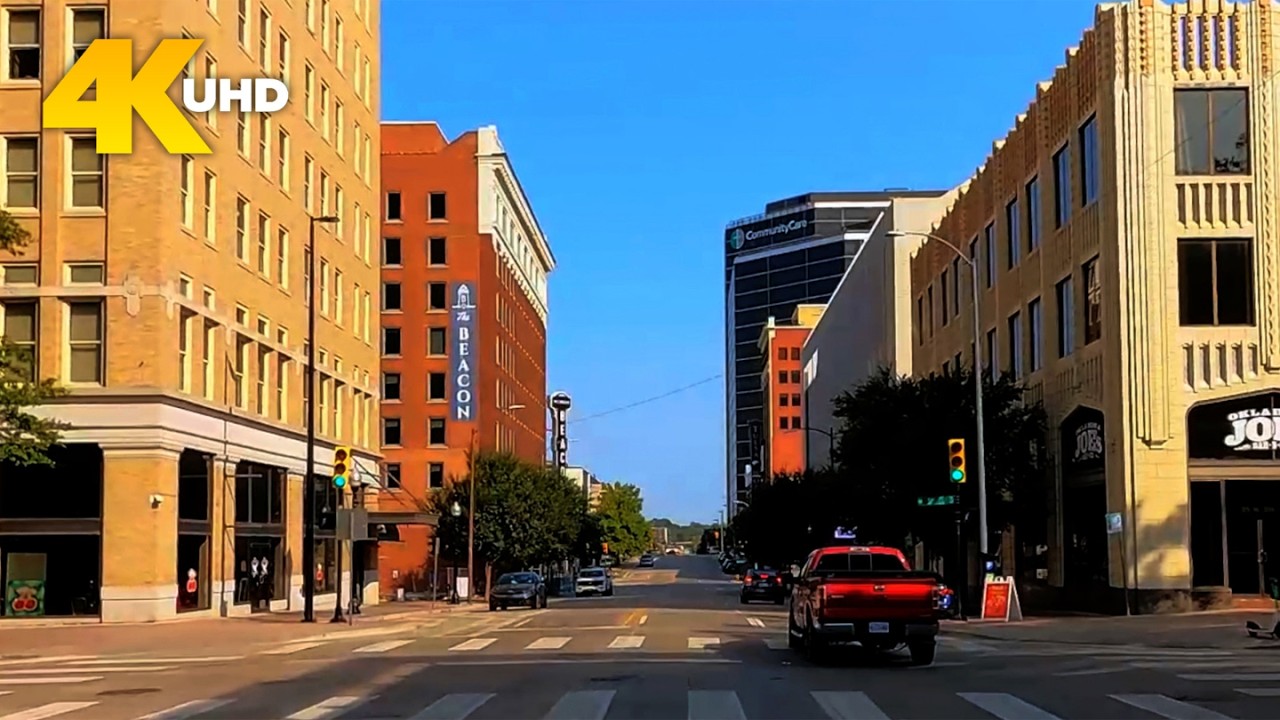 Tulsa Oklahoma 4K Driving Tour | Downtown, Route 66, & Historic Districts