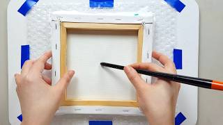 Bubble Wrap Dip Technique | Fluid Acrylic Easy Painting Idea