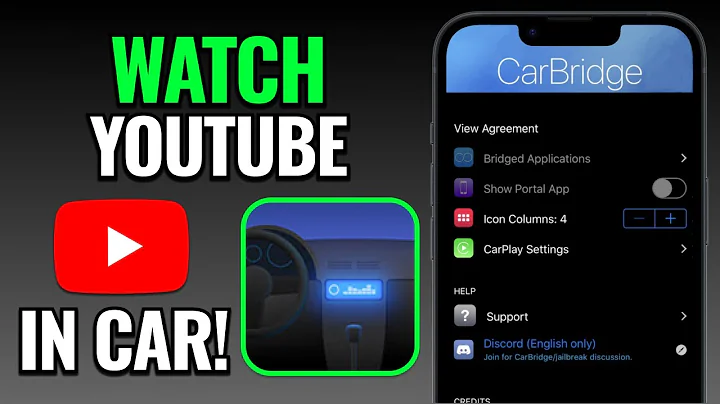 How to Watch YouTube in Car on Apple CarPlay - CarBridge for iOS (No Jailbreak❗)