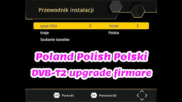 DVB T2 DVB T TV box download software upgrade firmware for Poland Polish Polski H265 HEVC H264