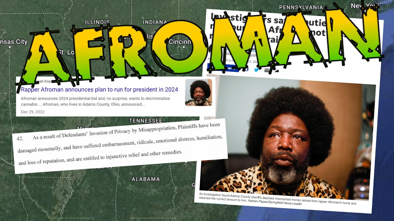 Rapper Afroman Trolls Adams County, Ohio Sheriff Office With A ...
