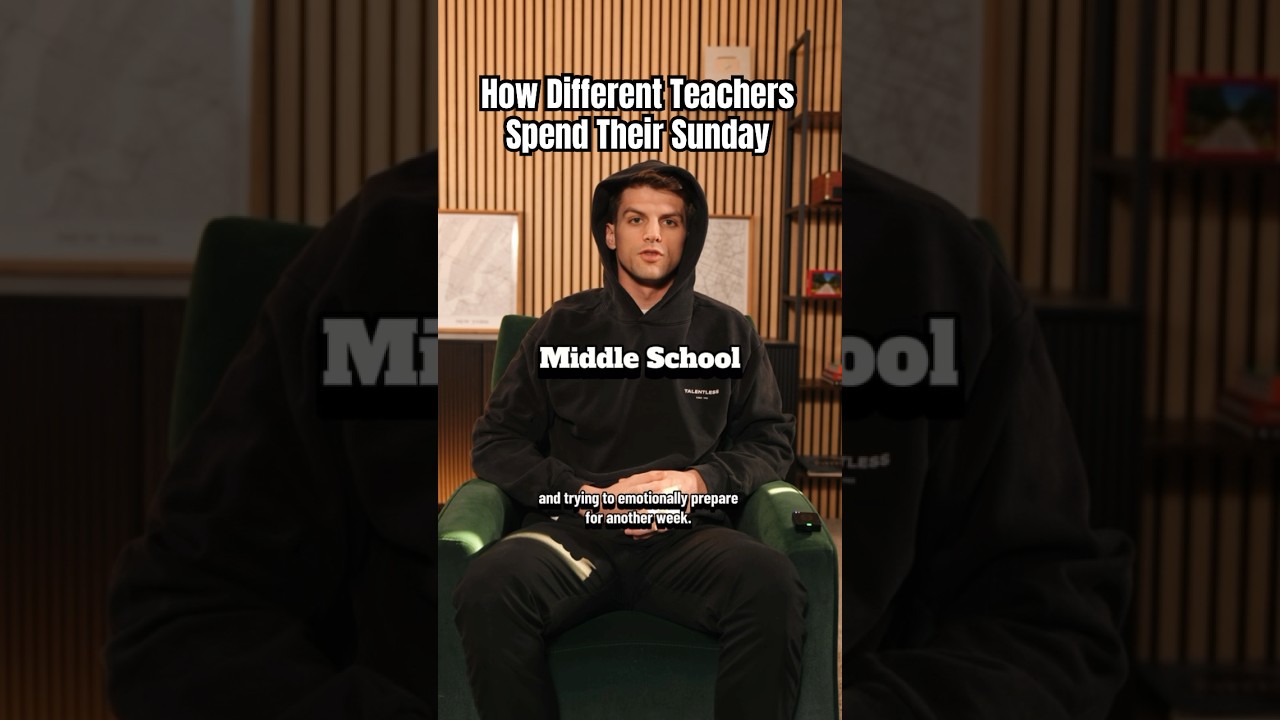 Как разные учителя проводят свое воскресенье 
