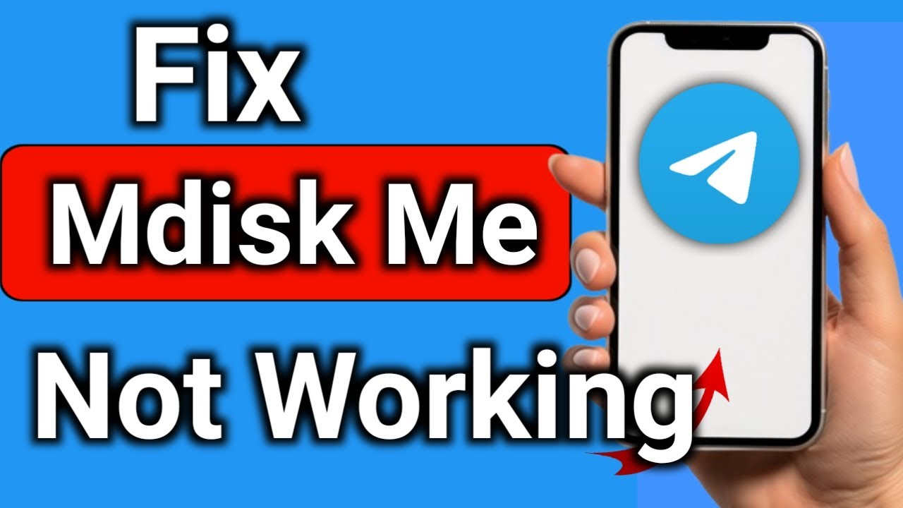 How to Fix Mdisk Me Mot Working On Telegram