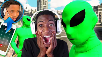 GTA 5 MYKEL CALLED GREEN ALIENS ON ME (RAN TO PURPLE SIDE)