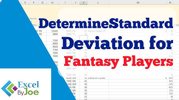 Determine the Standard Deviation of Fantasy points to see if a player is high risk