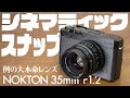 例の大本命レンズ「Voigtlander NOKTON 35mm F1.2 X-mount 」でシネマティックスナップ撮ってみた！今回は小型軽量カメラボディ FUJIFILM X-E4 で写撃！