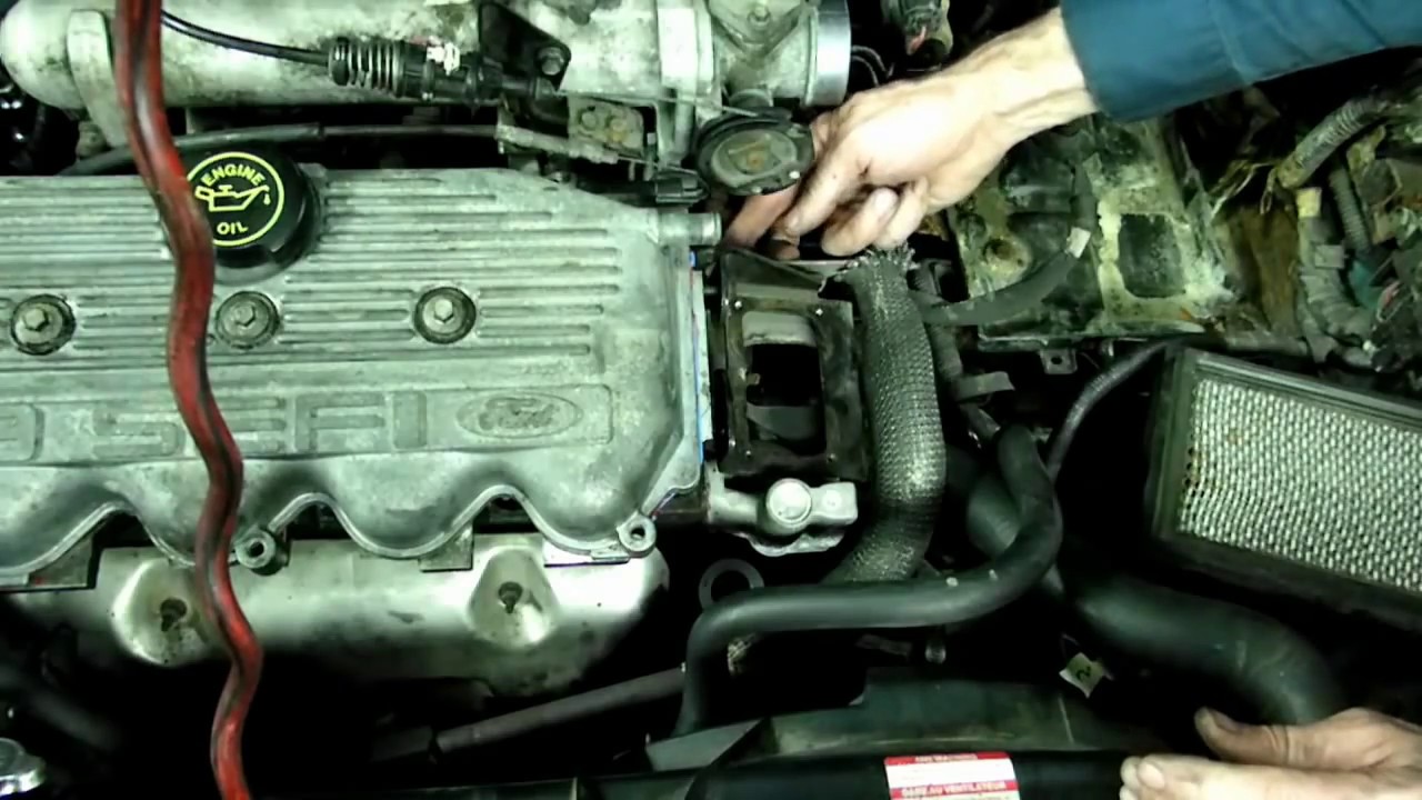 Ford 1 9l Thermostat Replacement Youtube