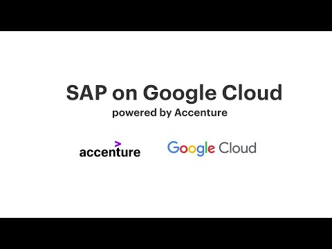 Manufacturing 4.0 and SAP on Google Cloud powered by Accenture