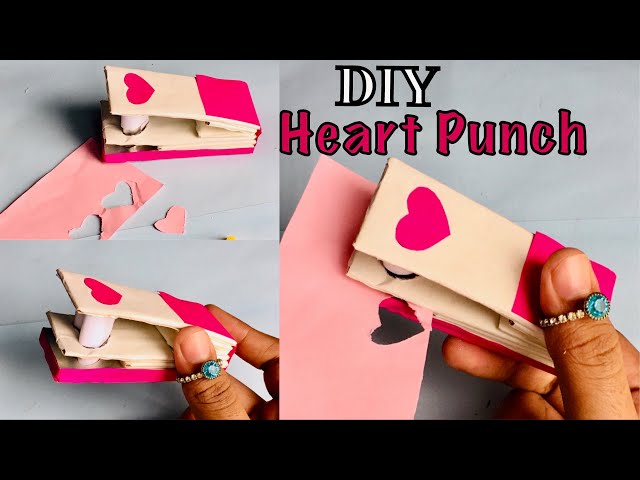 How to make punch matchine? DIY Heart Punch at home #holding-punch