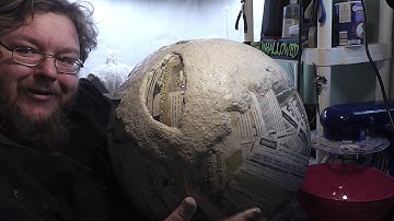 Paper Mache Pumpkins Version 2 - Part 3 Claying the Face