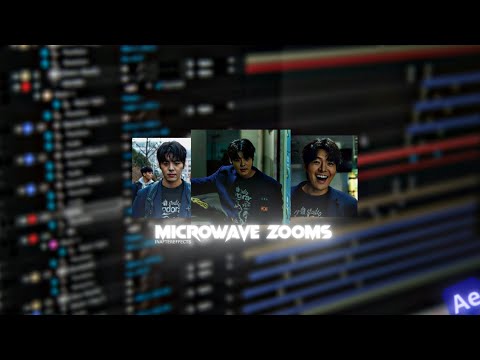 HOW TO MAKE MAKE MICROWAVE ZOOMS IN AFTER EFFECTS (No Time-remapping)