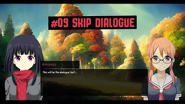 Create a Visual Novel from Scratch in Unreal Engine 5 - #09 - Skip Dialogue