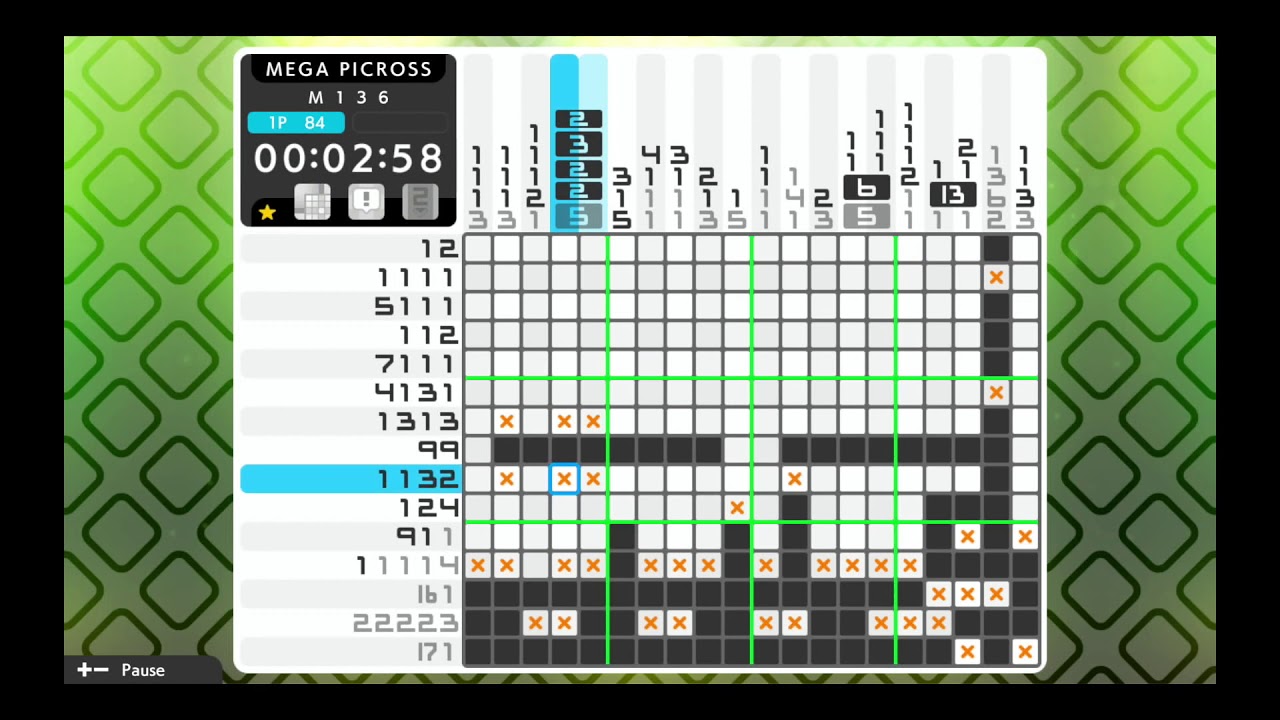 Picross S3 Switch   M136