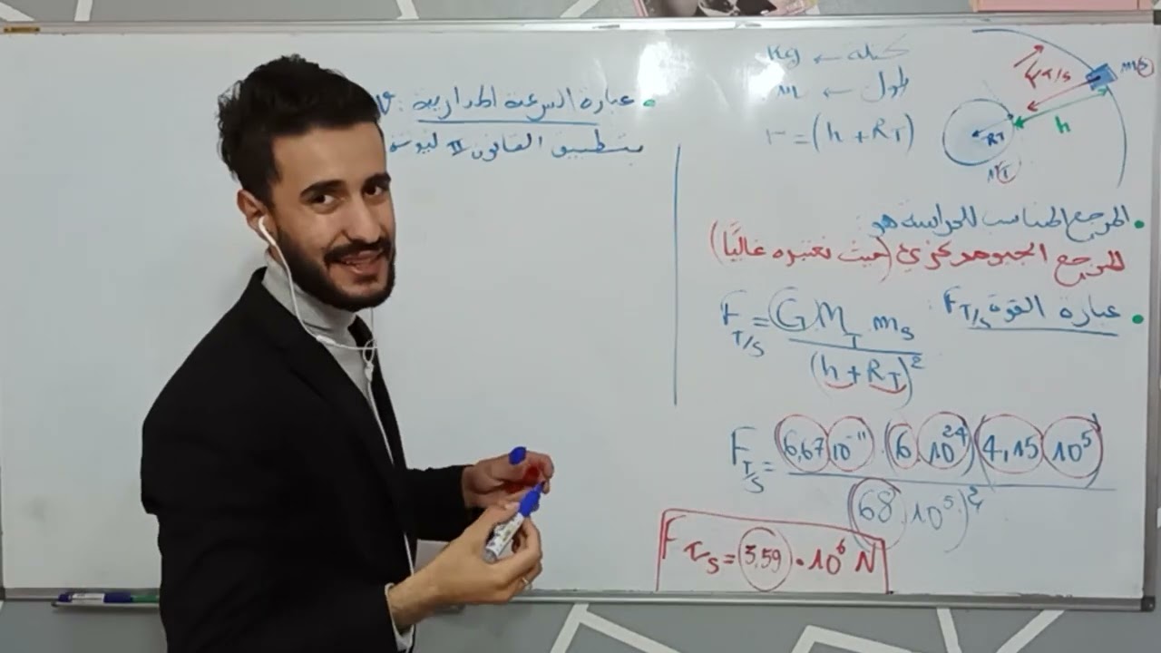 الوحدة (05)| الاقمار الصناعية تمرين رقم (01) من سلاسل الاستاذ شعلال