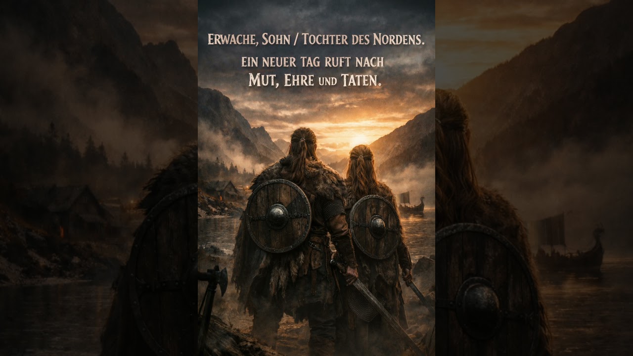 Erwache, Sohn und Tochter des Nordens. Handle mit Mut und Ehre. Mach diesen Tag unvergesslich.