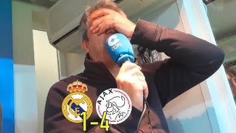 ¡Catástrofe del Madrid! Así narró Manolo Lama la eliminación contra el Ajax en COPE