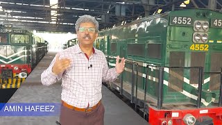 How are engines maintained at Railway Engine Shed | Amin Hafeez