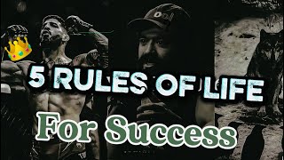 5 Golden Rules for Success | Life Changing Motivations