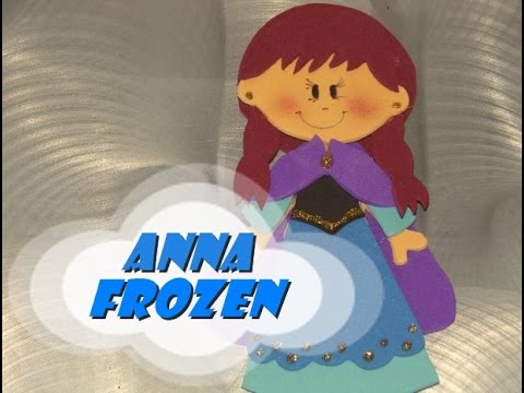 DIY COMPLETO - ARTE COM EVA - BONECA FROZEN - 