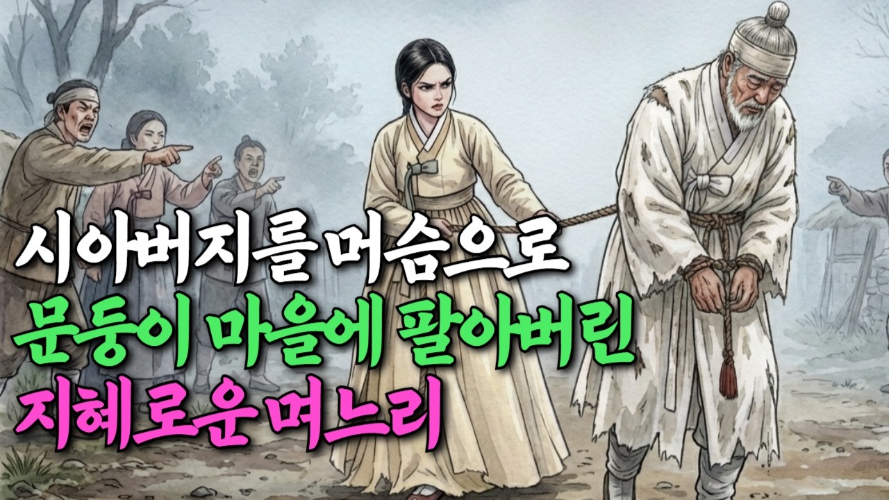 시아버지를 머슴으로 문둥이 마을에 팔아버린 지혜로운 며느리 | 잠잘 때 듣는 이야기 | 야담