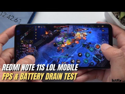 Xiaomi Redmi Note 11s Wild Rift Gaming test | League of Legends LOL Mobile