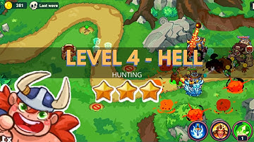 King of Defense 2: Level 4 HELL / GAMEPLAY  / GUIDE / WALKTHROUGH