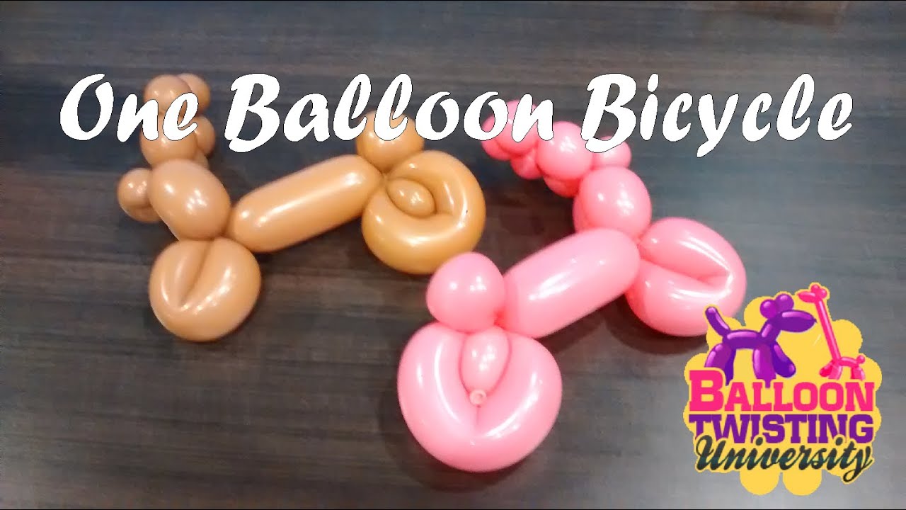 Balloon Twisting University - One Balloon Motorcycle