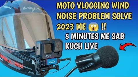 Motovlog Noise Problem Solve | Gopro Motovlog Wind Noise Khatam😱 | Ye Karo Ge To Noise Nahi Aayega