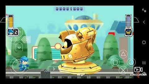 Megaman powered up  intro + ice man