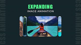 Expanding Animation on Hover using HTML CSS | CSS Flexbox