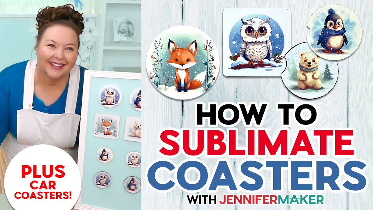 Sublimation for Beginners: DIY Sublimated Coasters with Cricut