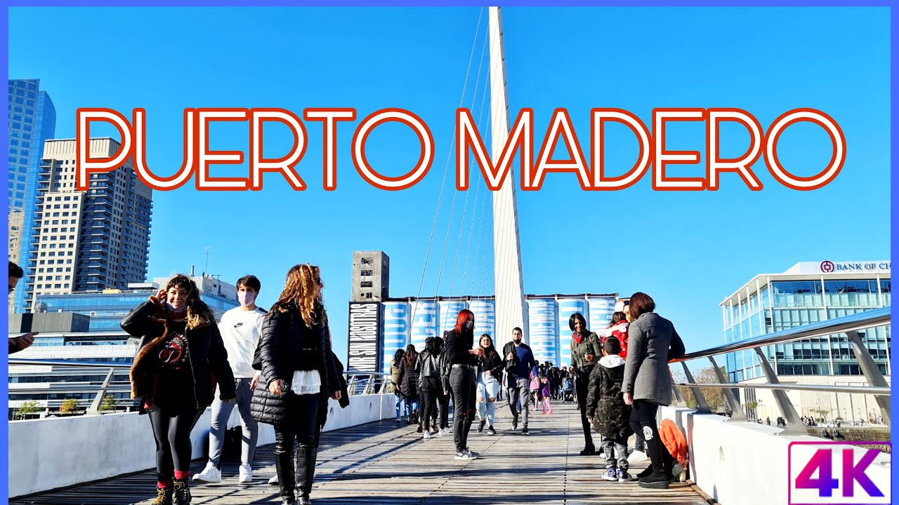 【4K】RECORRIENDO PUERTO MADERO - WINTER 2021 | (Walking Tour - Buenos Aires. - ARGENTINA).