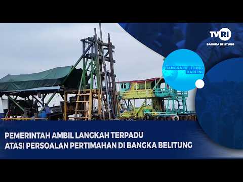Pemerintah Ambil Langkah Terpadu Atasi Persoalan Pertimahan di Bangka Belitung