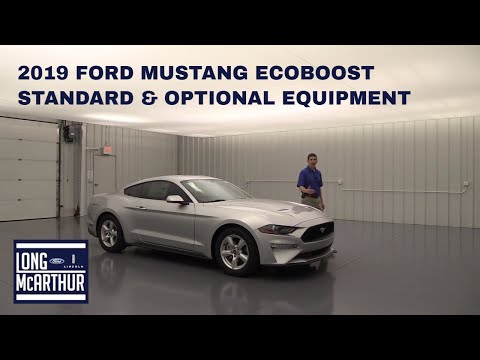 2019 FORD MUSTANG ECOBOOST STANDARD AND OPTIONAL EQUIPMENT