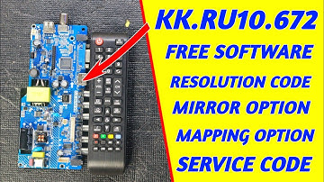 Latest 24 inch LED TV Combo Motherboard KK.RU10.672 all details