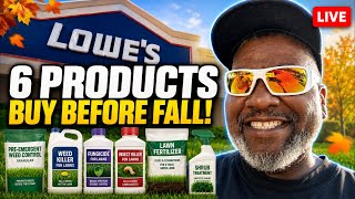 “Buy These 6 Lawn Products Before Fall! | Lowe’s Live.”