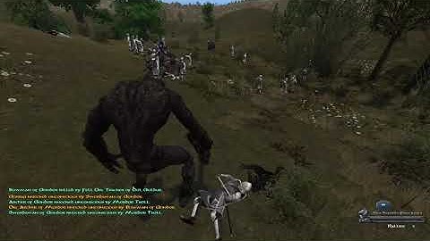 Mount & Blade Warband - The Last Days of the Third Age - Mordor Orc vs Gondor