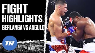 Edgar Berlanga Gets Decision Win Over Alexis Angulo | FIGHT HIGHLIGHTS